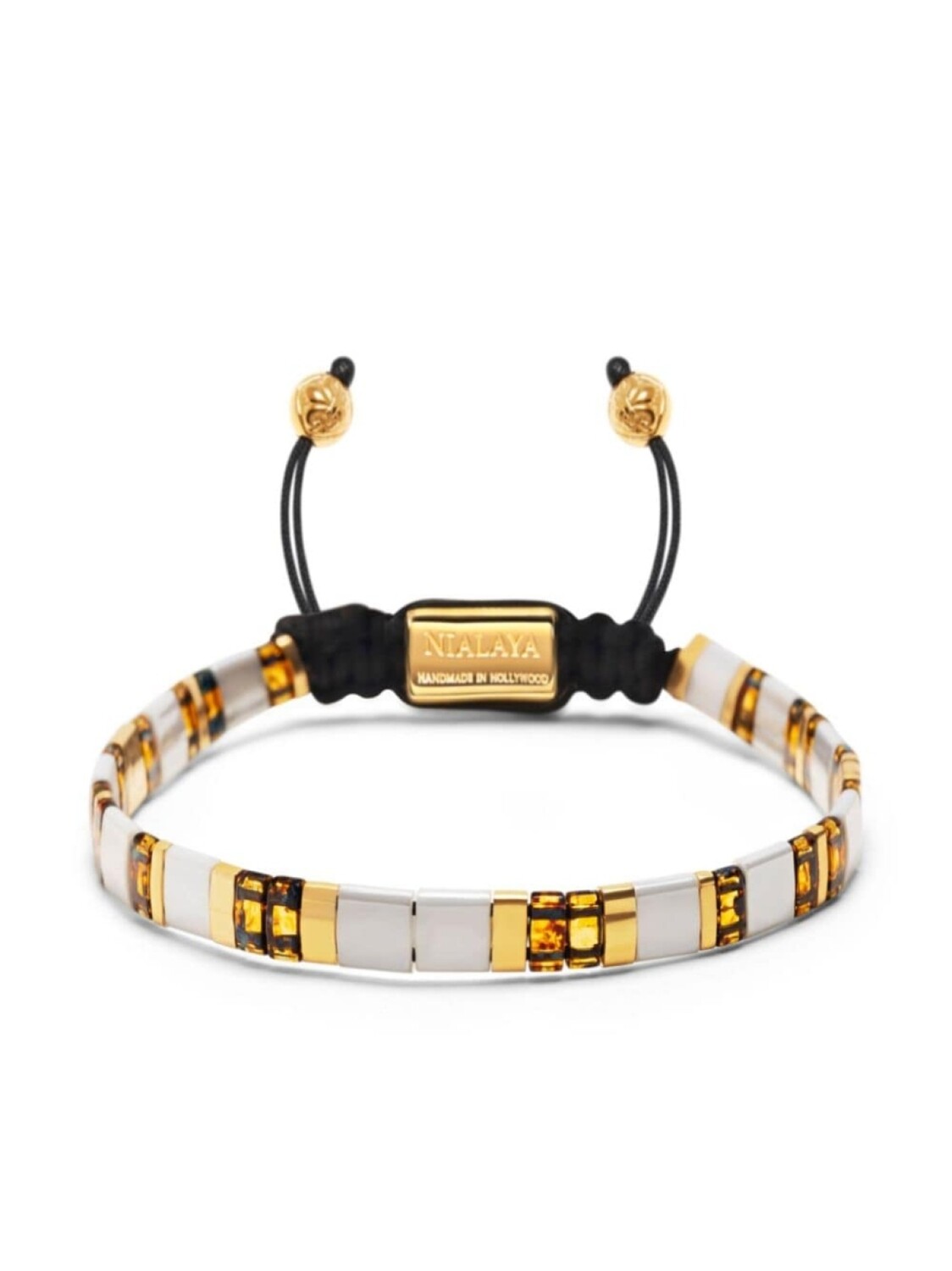 

Браслет из бусин с логотипом Nialaya Jewelry, белый
