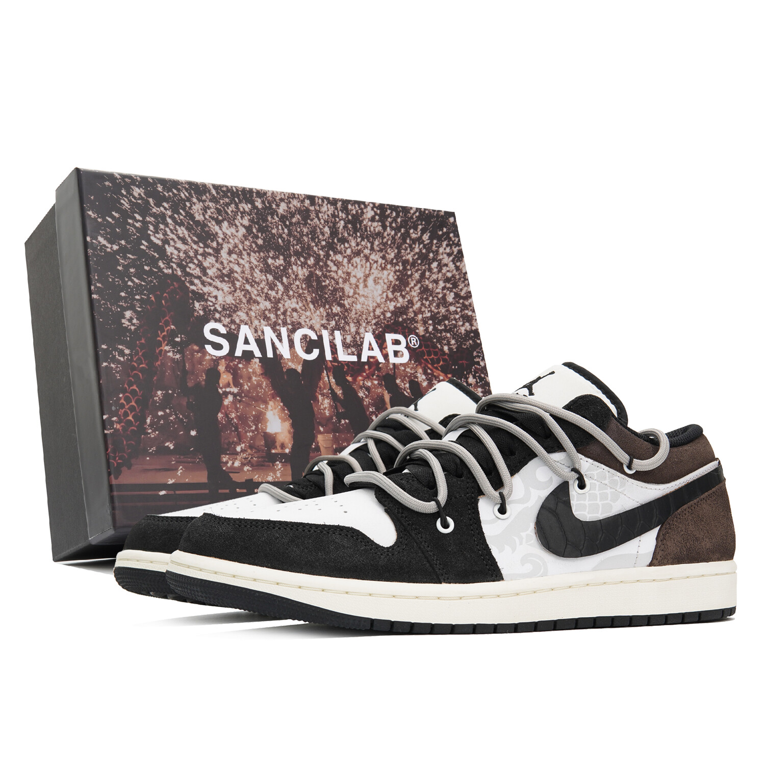

Кроссовки Vintage Jordan Air Jordan 1, черный/белый