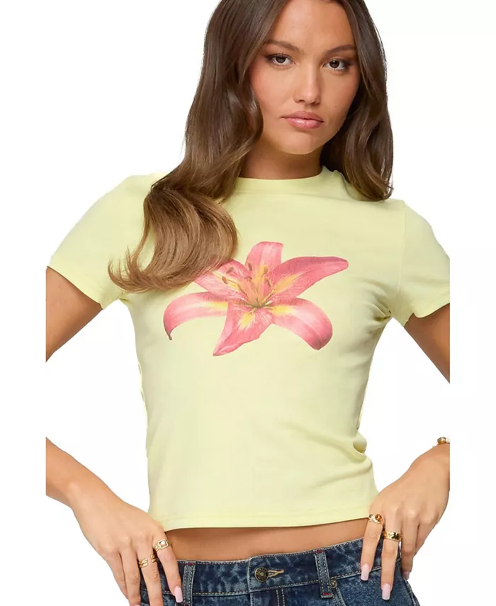 

Женская футболка Daylily Edikted, желтый