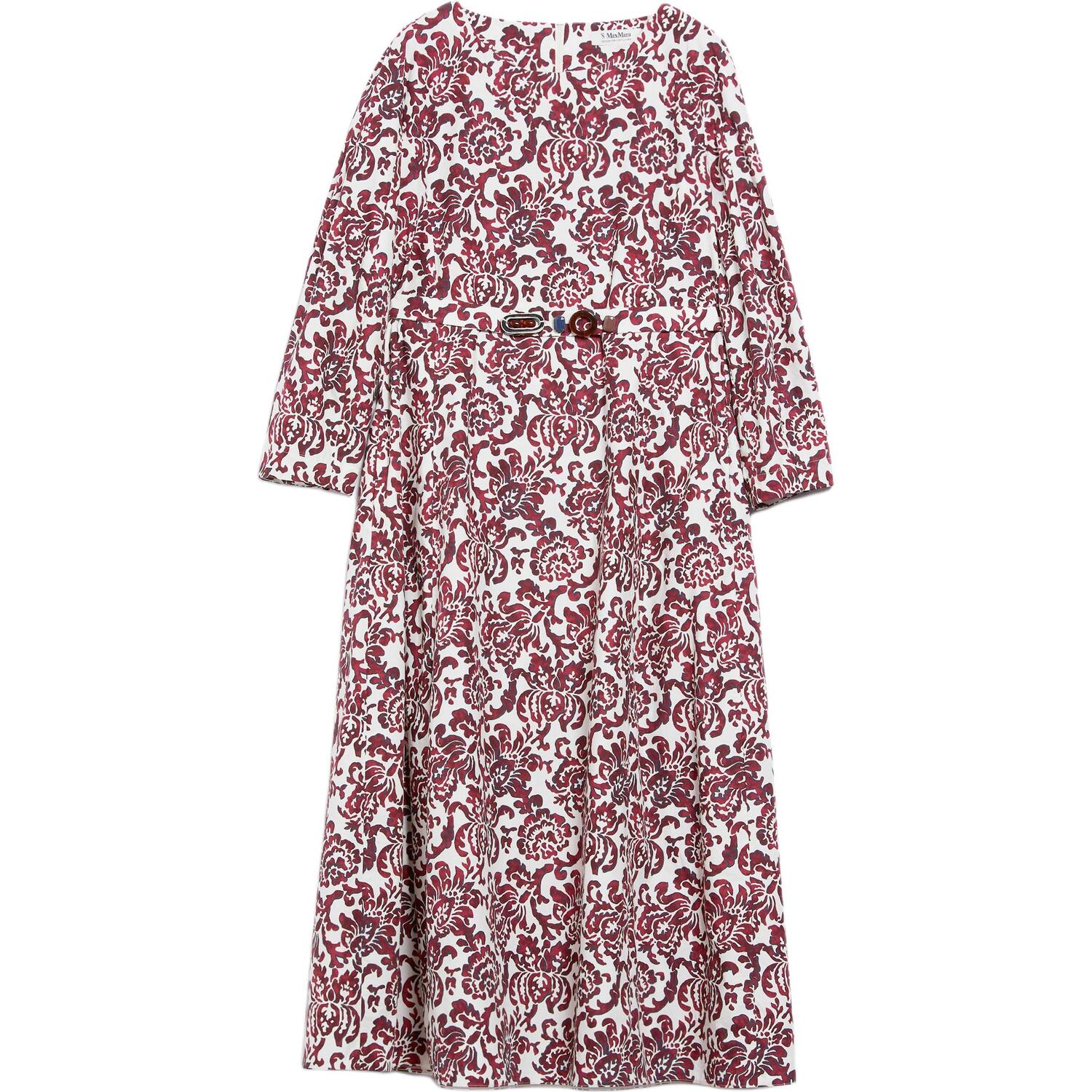 

Длинное платье с рукавами женское красное 'S MAX MARA