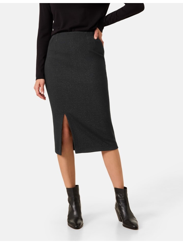

Юбка до колена Gerry Weber Rock Gewirke, цвет schwarz/lurex