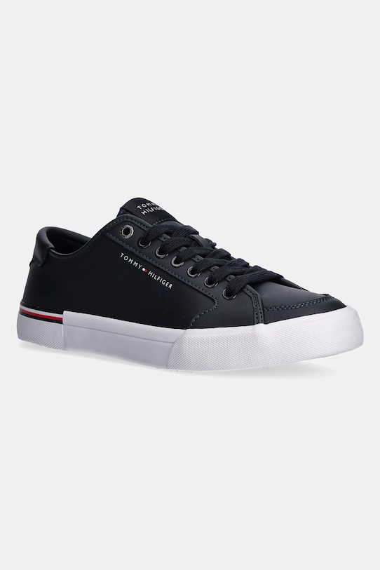 

Кожаные кроссовки Core Corporate Vulc Leather Tommy Hilfiger, темно-синий
