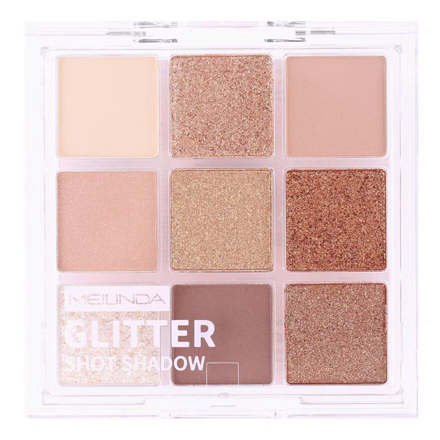 

Meilinda Тени Glitter Shot 5,4г. 03 Шпаклинговый сироп, Spakling Syrup