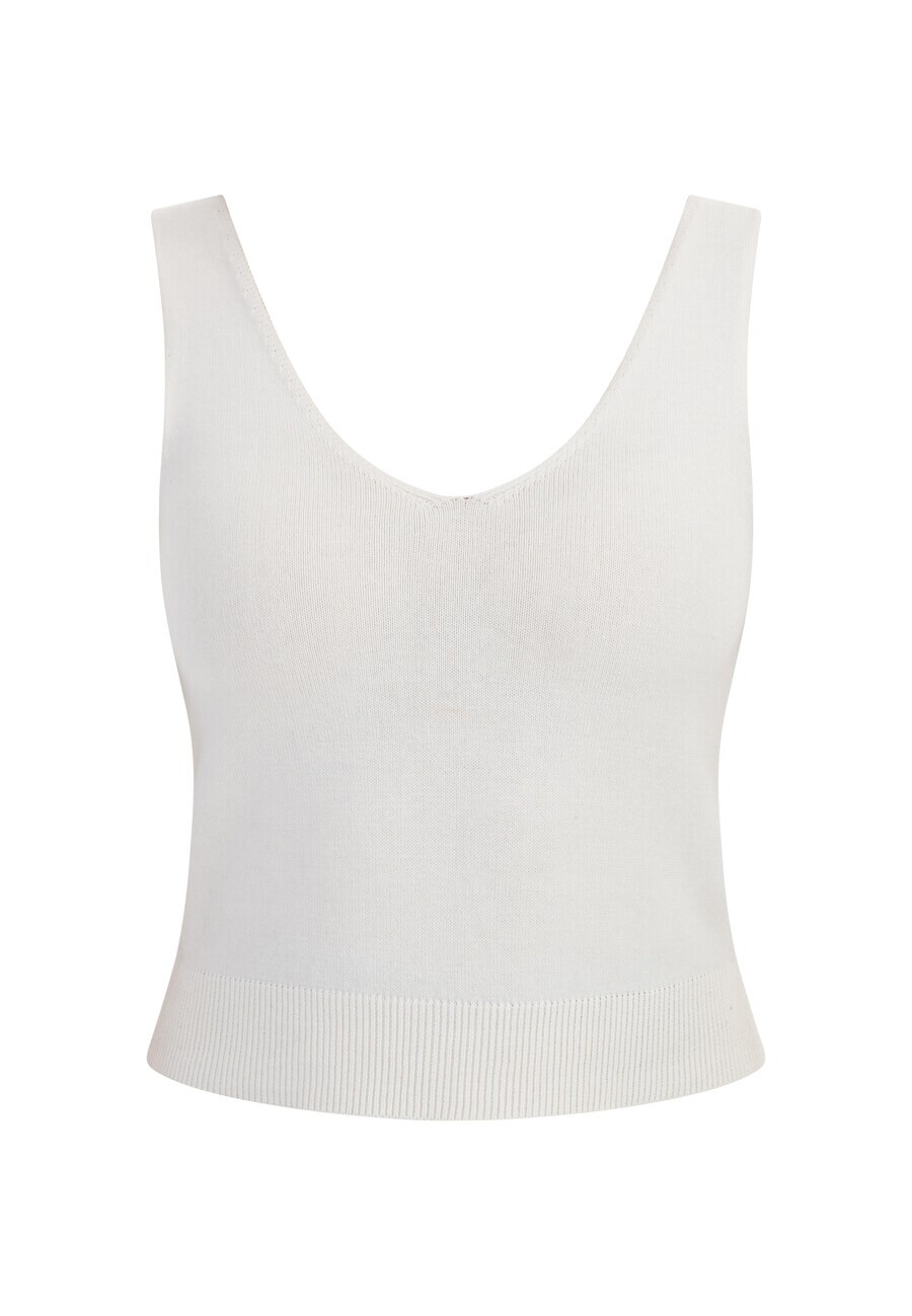

Вязаный топ faina Knitted Top, белый