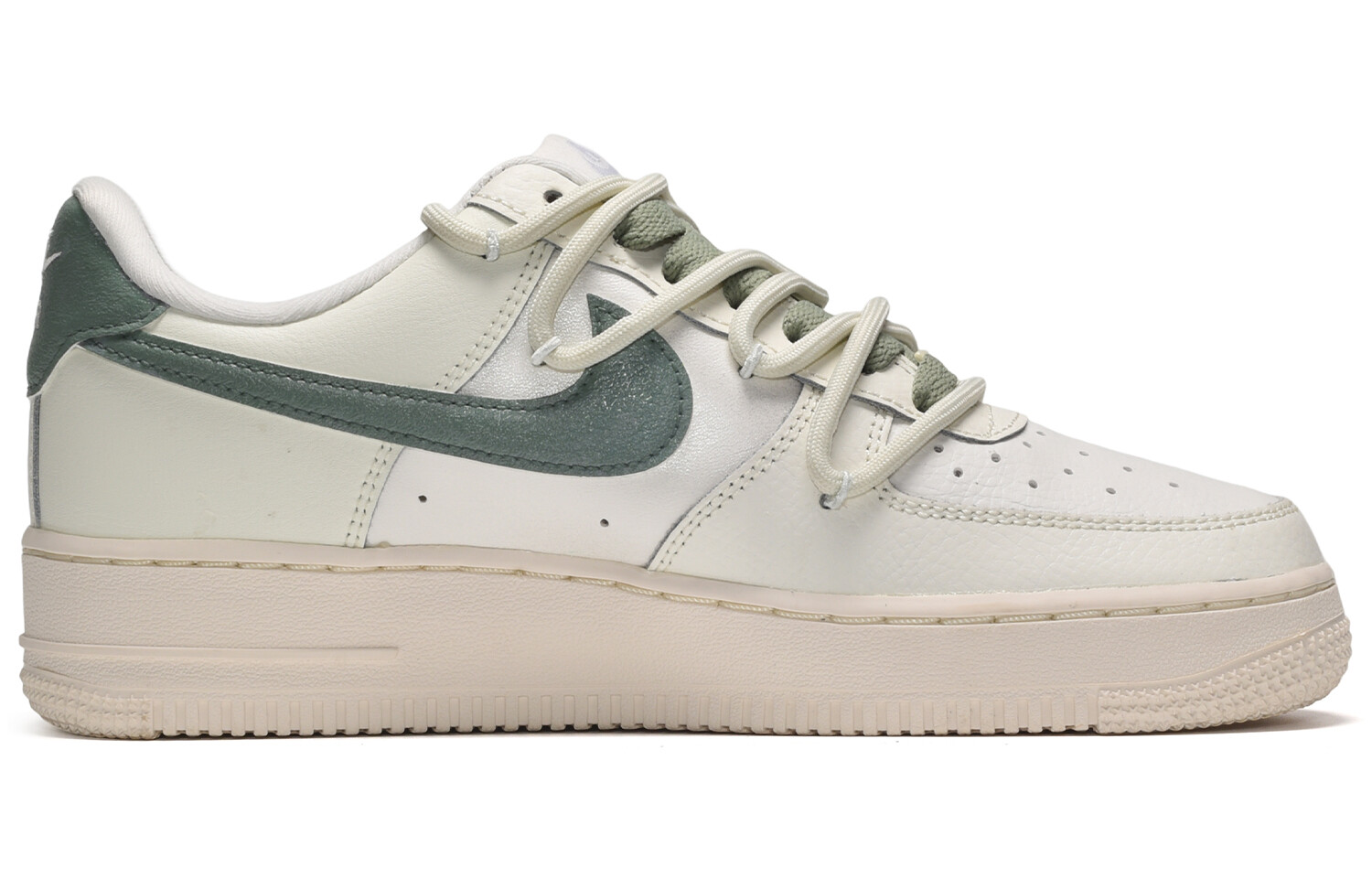 

Кроссовки для скейтбординга Air Force 1 женские с низким верхом, белые/зеленые Nike, Зеленый, Кроссовки для скейтбординга Air Force 1 женские с низким верхом, белые/зеленые Nike