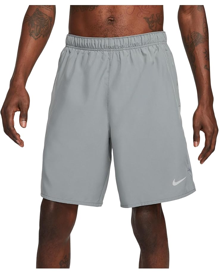 

Шорты Nike Dri-FIT Challenger 9" Unlined Shorts, цвет Smoke Grey/Smoke Grey/Reflective Silver