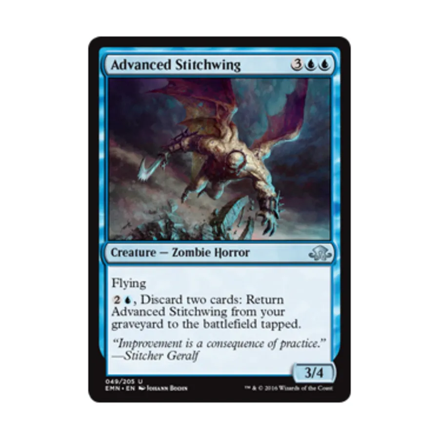 

CCG Продвинутое шитьекрыло (U), MTG - Eldritch Moon