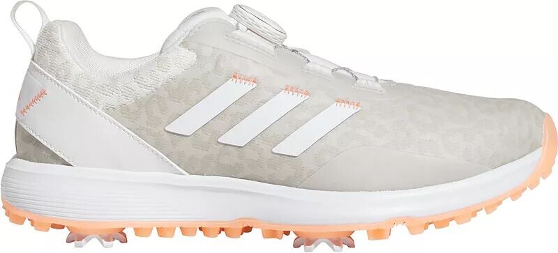 

Женские кроссовки для гольфа Adidas S2G BOA, белый/коралловый