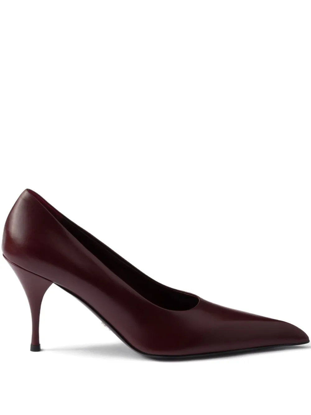 Туфли с заостренным носком Prada, красный