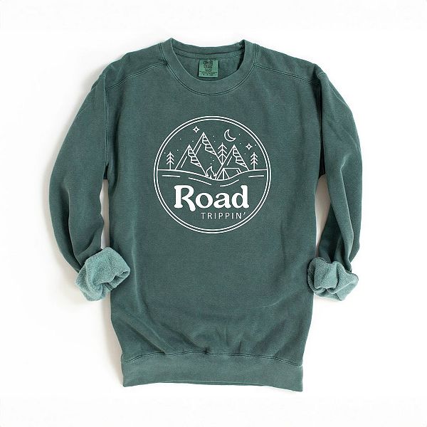 

Свитшот Road trippin' с принтом circle mountains, окрашенный в готовом виде Simply Sage Market, Blue Spruce, Зеленый, Свитшот Road trippin' с принтом circle mountains, окрашенный в готовом виде Simply Sage Market, Blue Spruce