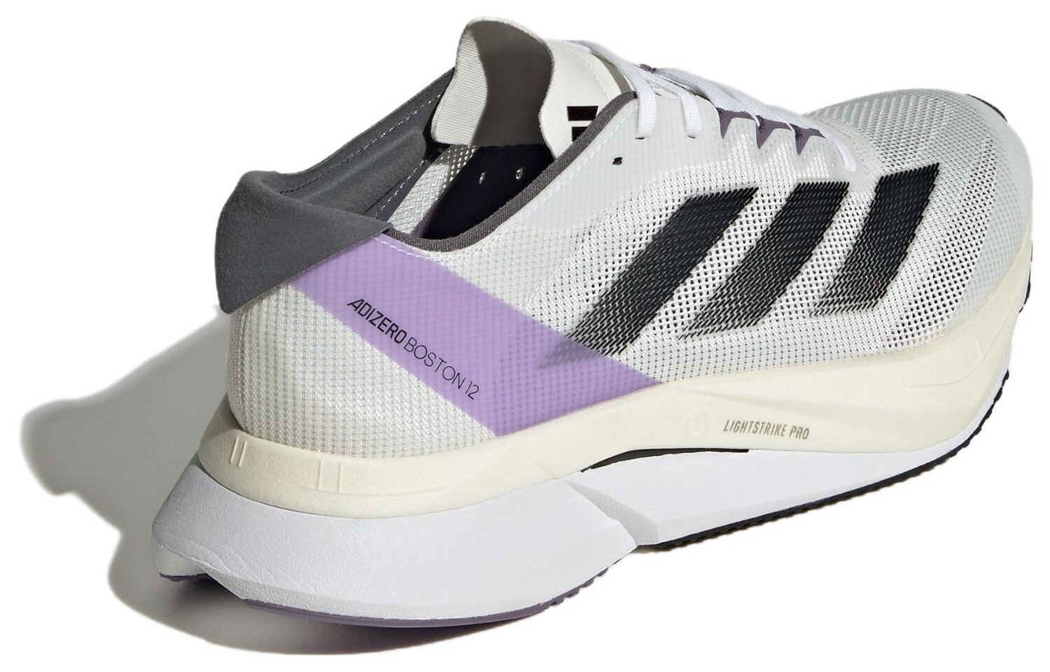 Adidas Adizero Boston 12 Кроссовки Женские, Белый/Яркий Конкорд/Аквамарин/Черный — фото 3