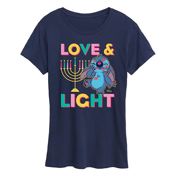 

Женская футболка Lilo & Stitch Love & Light Disney, Navy, Синий, Женская футболка Lilo & Stitch Love & Light Disney, Navy