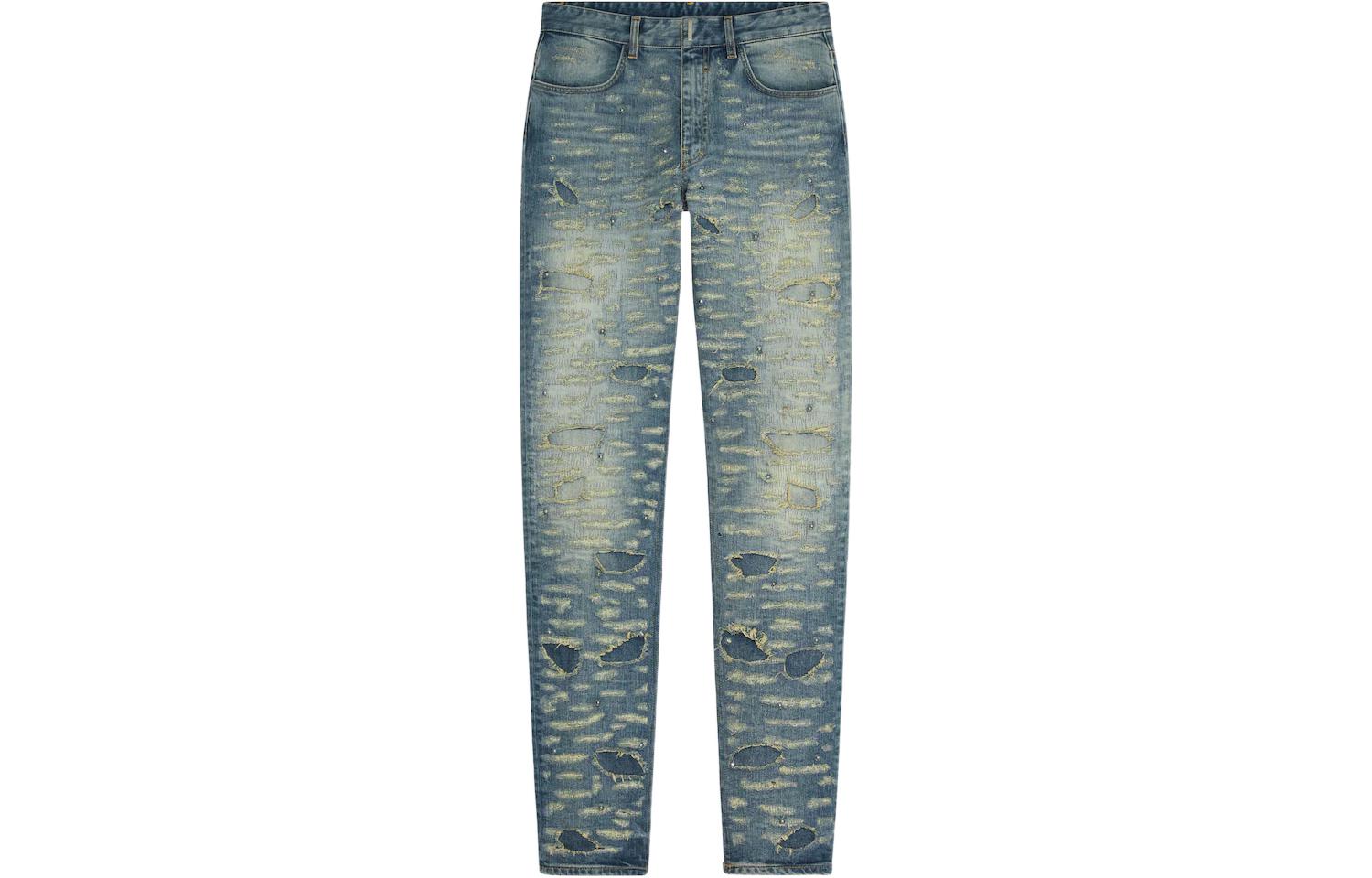 

Джинсы Givenchy Jeans мужские среднего размера голубые