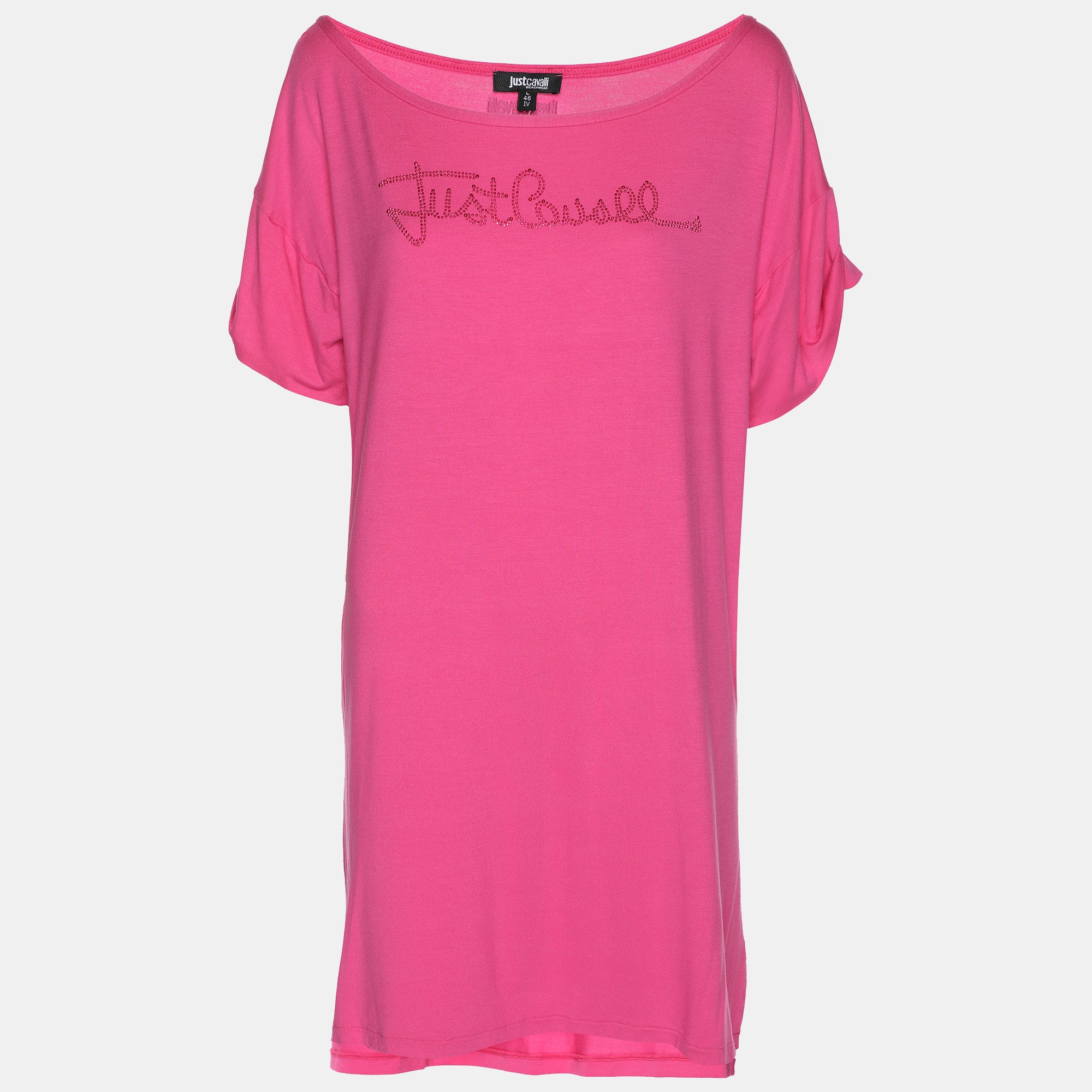 

Розовые футболки Just Cavalli с логотипом