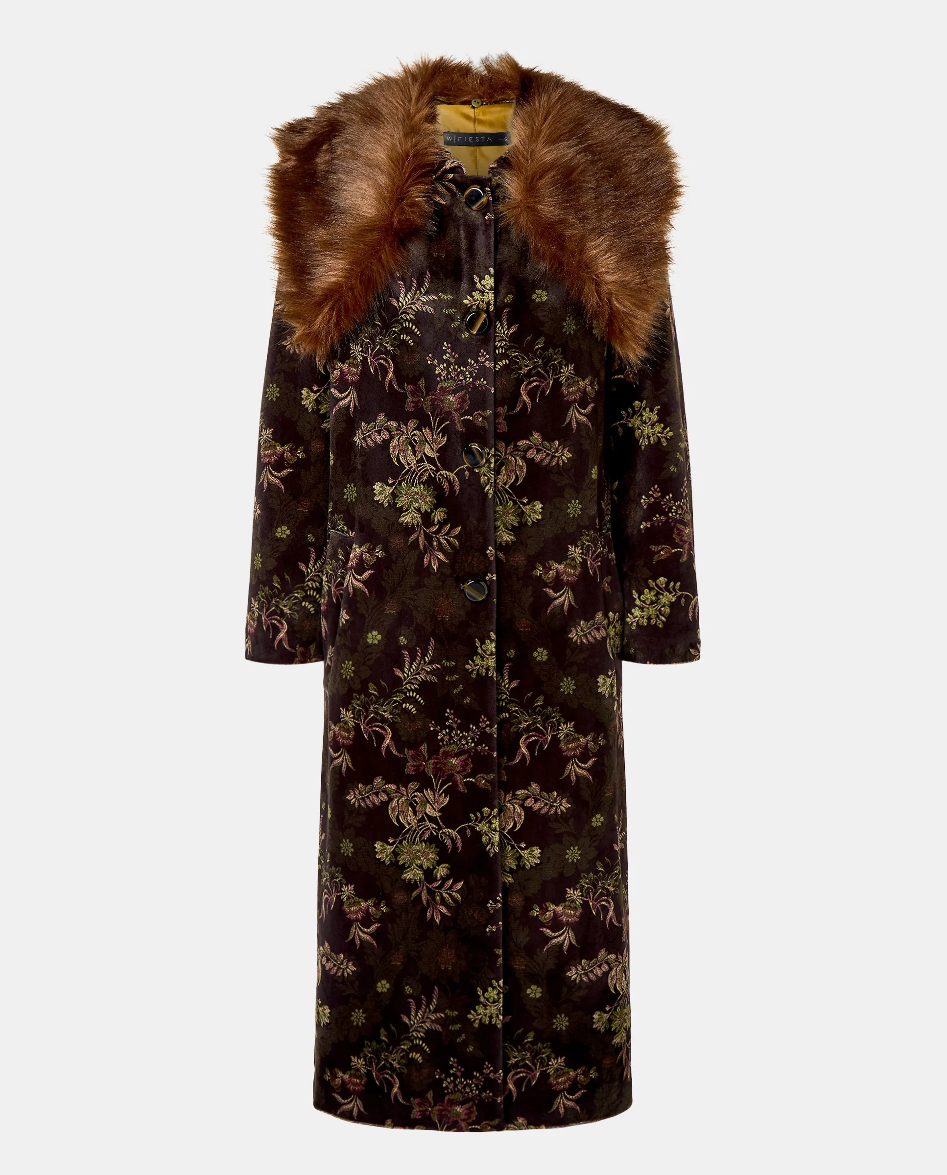 

Короткое женское пальто с принтом Woman Fiesta El Corte Inglés, зеленый