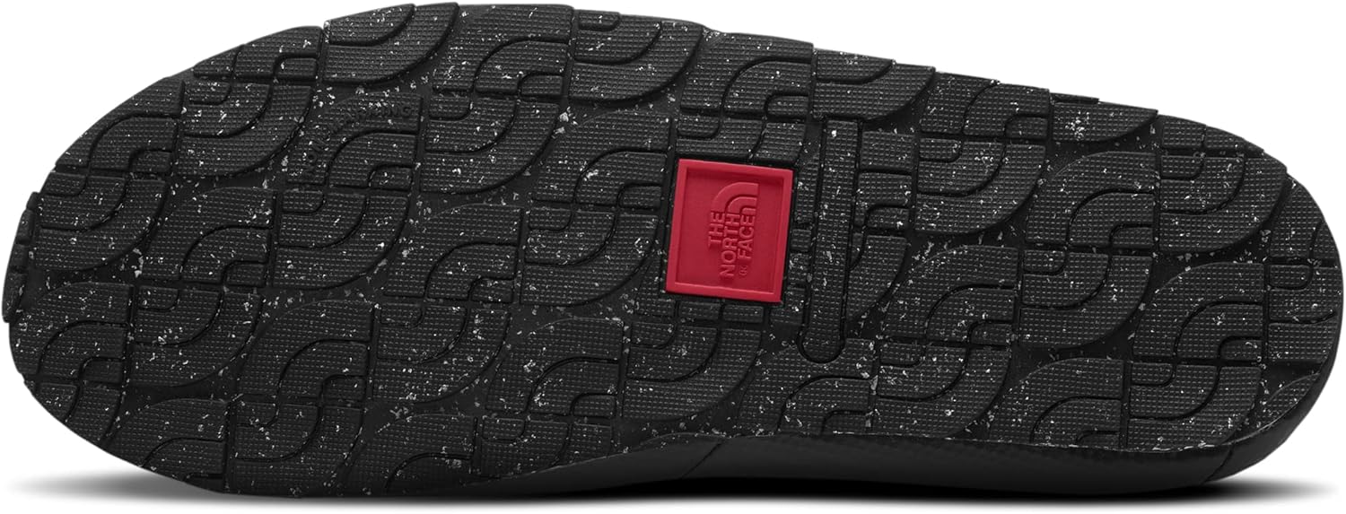 Мужские зимние ботинки THE NORTH FACE Thermoball Traction Mule V, С утеплителем и водоотталкивающей пропиткой, резиновая подошва, черный/красный — фото 3