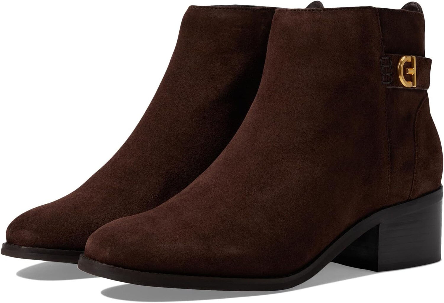 

Ботильоны Holis Buckle Bootie Cole Haan, цвет Dark Chocolate Suede