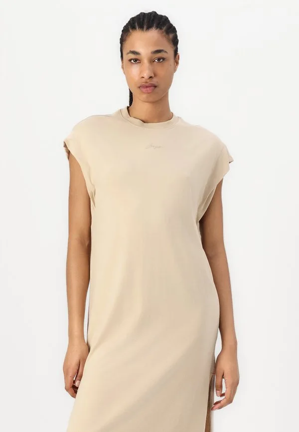 Трикотажное платье Boss, Open Beige — фото 4