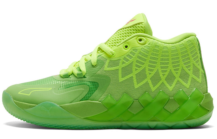 Кроссовки PUMA x Rick and Morty MB.01 LaMelo Ball 'Red Green', красный — фото 2