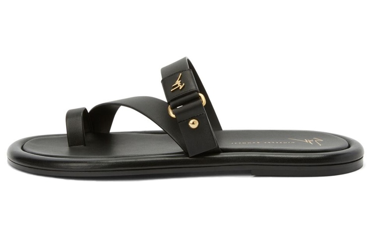 

Кожаные шлепанцы с одним носком Giuseppe Zanotti, Original Shoe Box Included