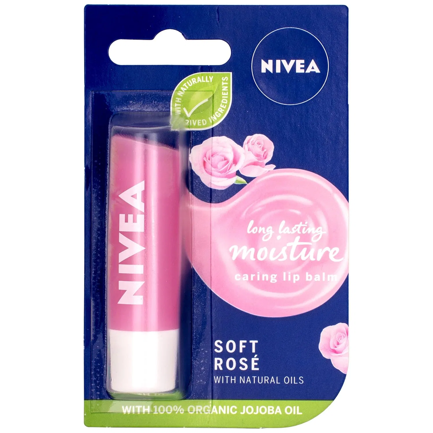 Бальзам для губ Nivea Soft Rose, 4.8 г Nivea