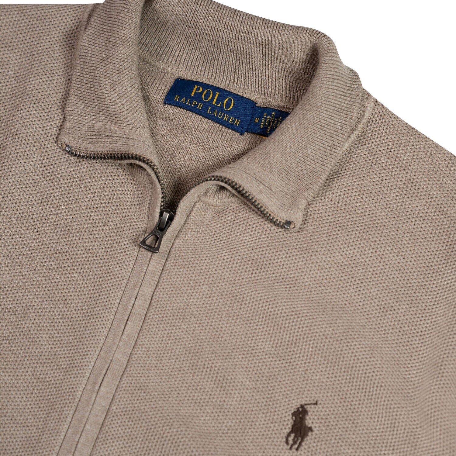 Джемпер мужской Polo Ralph Lauren, бежевый — фото 3