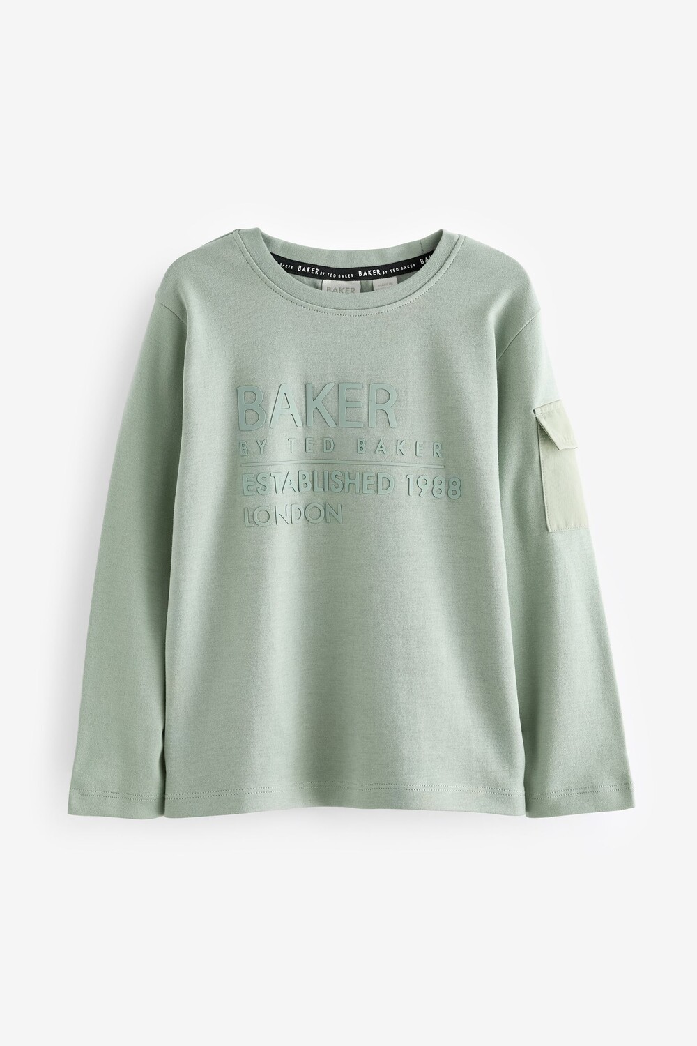 

Тяжелая футболка с длинным рукавом Baker By Ted Baker, зеленый