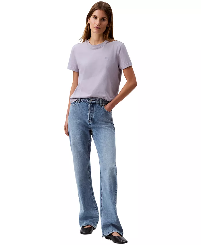

Женские джинсы 90s Straight-Leg Stretch с прямыми штанинами Calvin Klein Jeans, синий