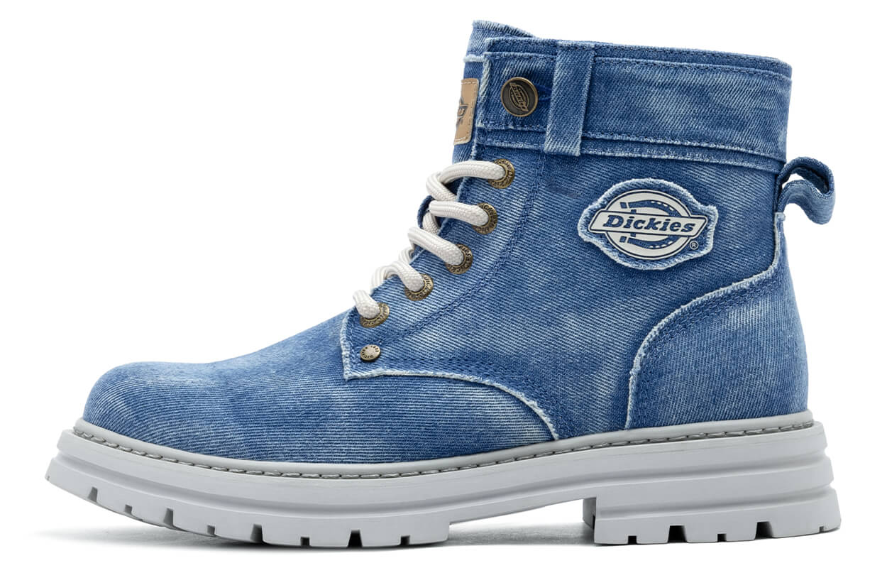Мужские ботинки Dickies Martin Boot джинсовые с подкладкой из флиса, сине-голубой — фото 2
