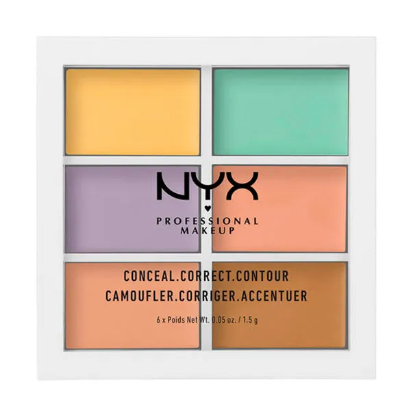 

Палитра консилеров Conceal Correct Contour Nyx Professional Make Up, 1 UD
