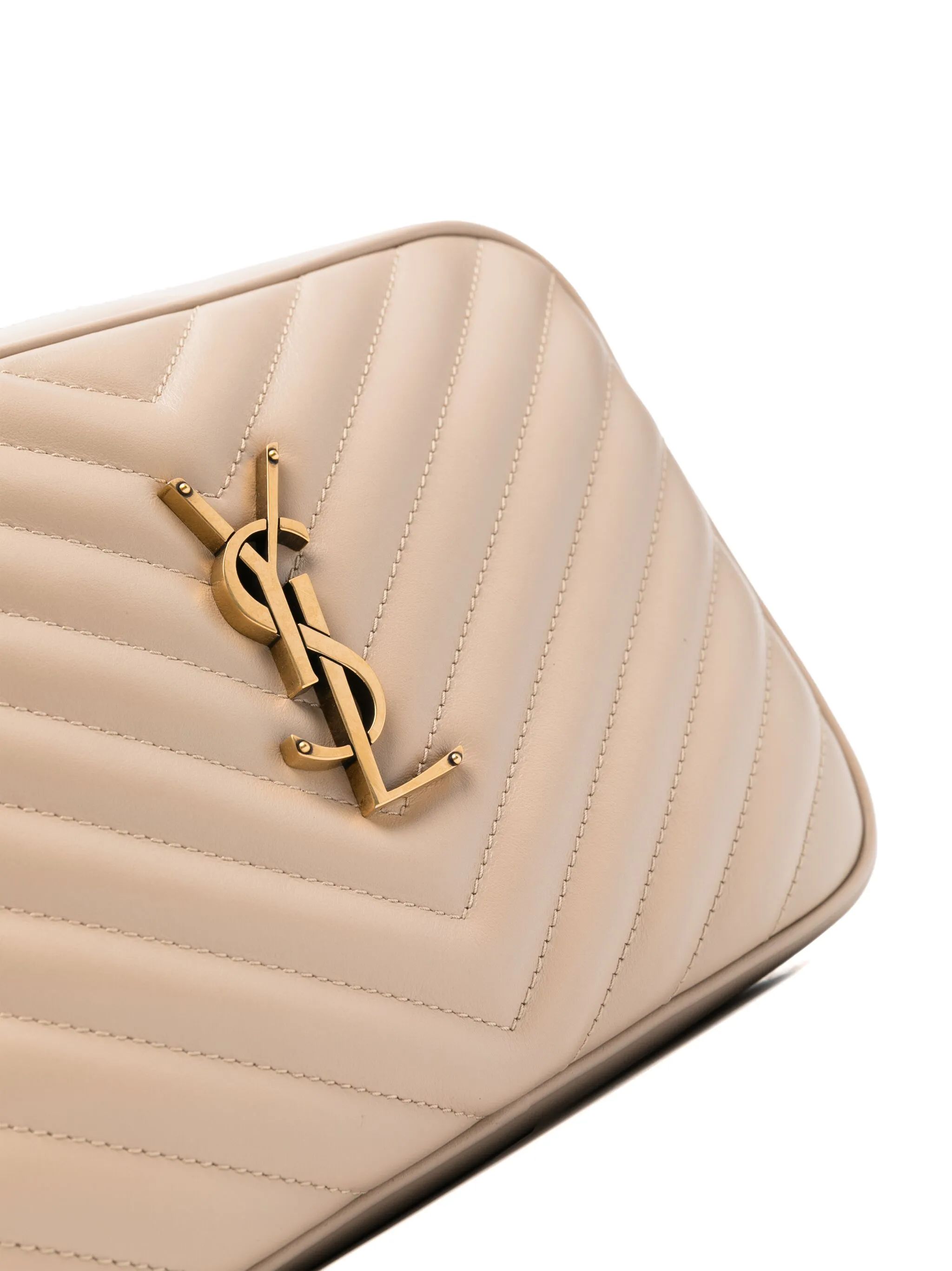 

Стеганая сумка через плечо Lou Saint Laurent, бежевый