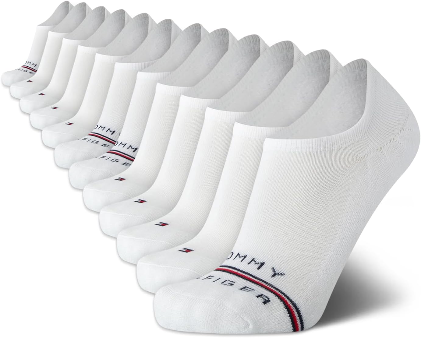 

Мужские спортивные носки Tommy Hilfiger - носки Cushion, непромокаемые (12 шт.), White Logo