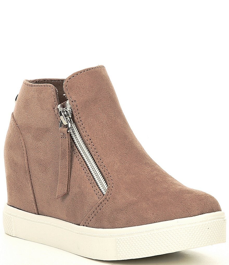 

Кроссовки Steve Madden Girls 'J-Caliber на скрытой танкетке (молодежная), коричневый