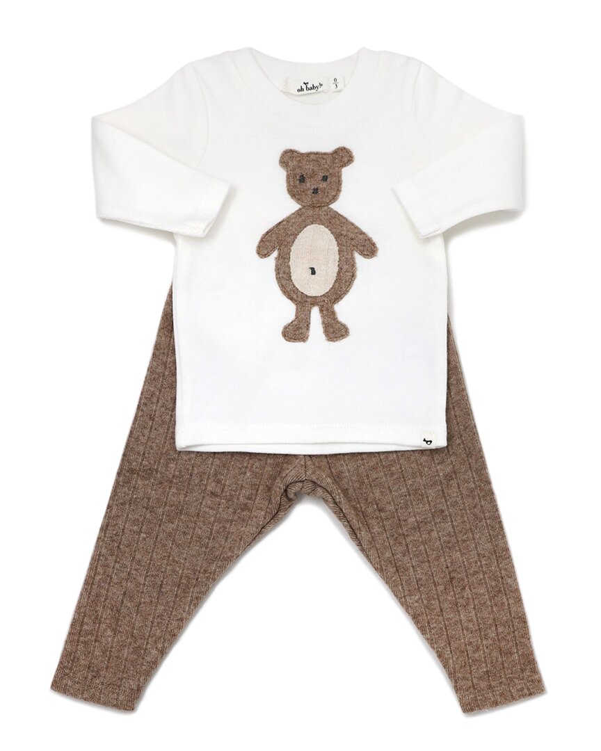 

Детский комплект из 2 предметов Ragdoll Bear Oh baby!, коричневый