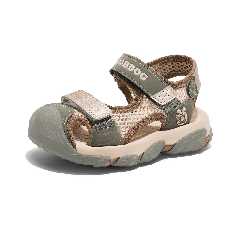 

Детские сандалии для подростков BOBDOG, хаки