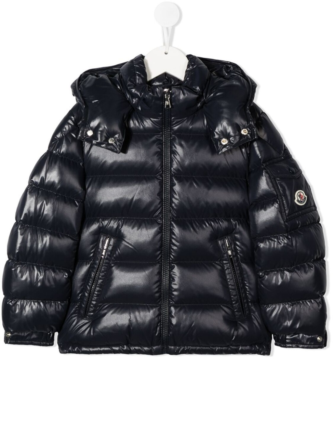 

Moncler Enfant куртка-пуховик, синий