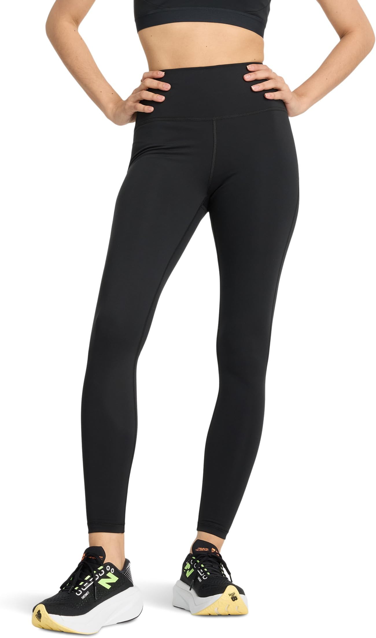 

Брюки New Balance Athletics Heat High Rise Legging 27", черный