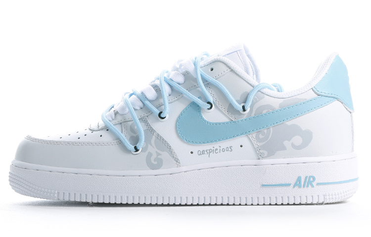 

Кроссовки Nike Air Force 1 Skateboard Shoes Women's Low-Top White Blue