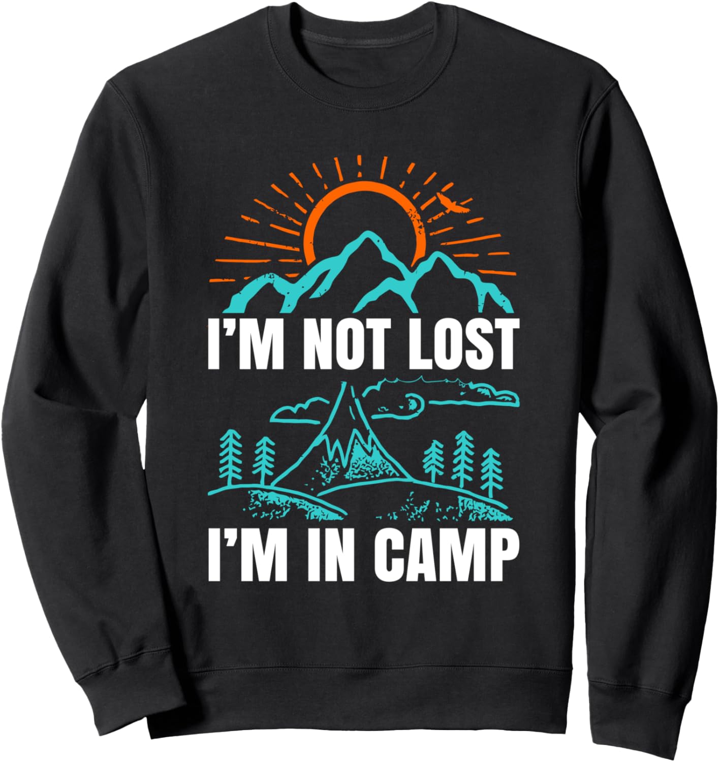 

Толстовка Hiking, Mountain Lines, Alpine Motifs, Hiking., черный