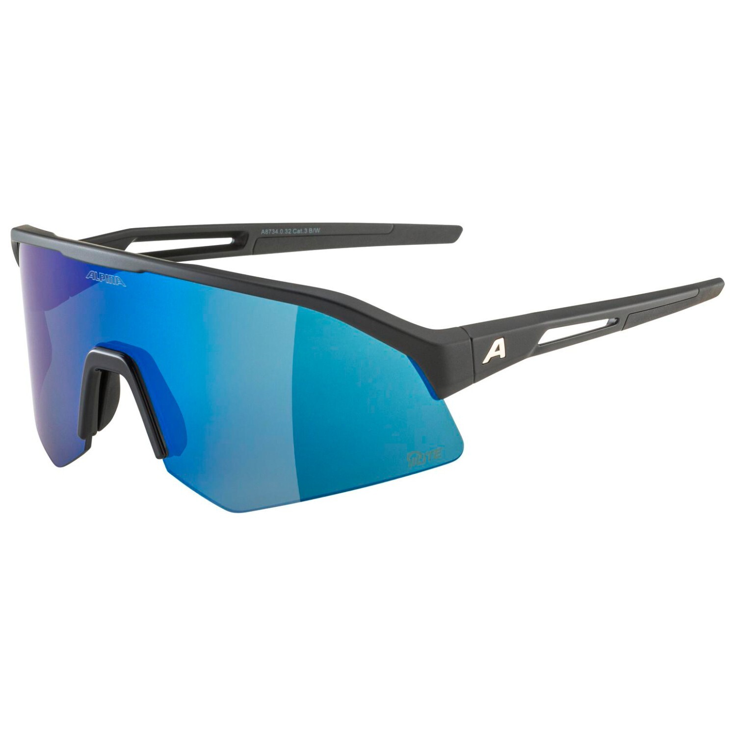 

Велосипедные очки Alpina Sonic HR Q Lite Mirror Cat 3, цвет Black Matt