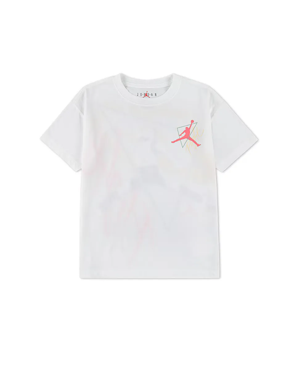 

Футболка с коротким рукавом для девочек Jordan Take Flight, белый