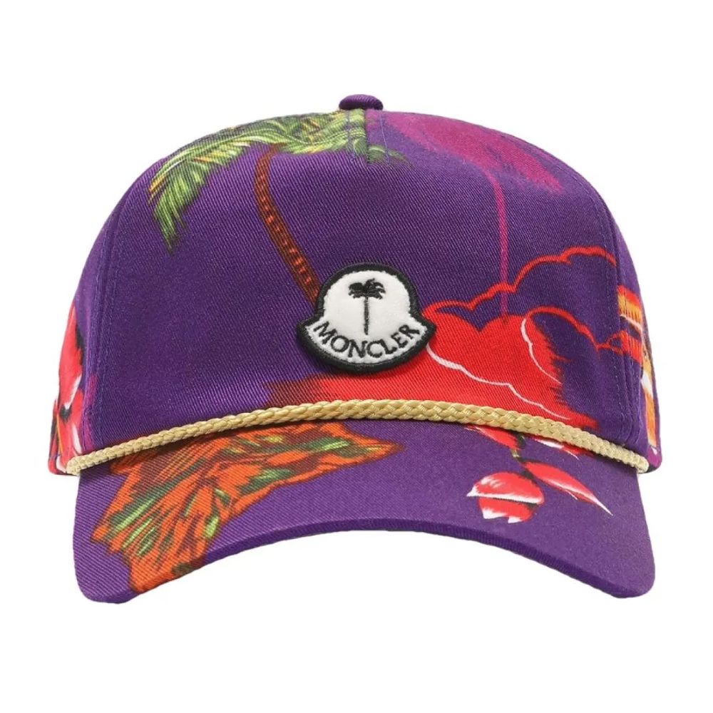 

Фиолетовые хлопковые шапки и кепки Moncler X Palm Angels