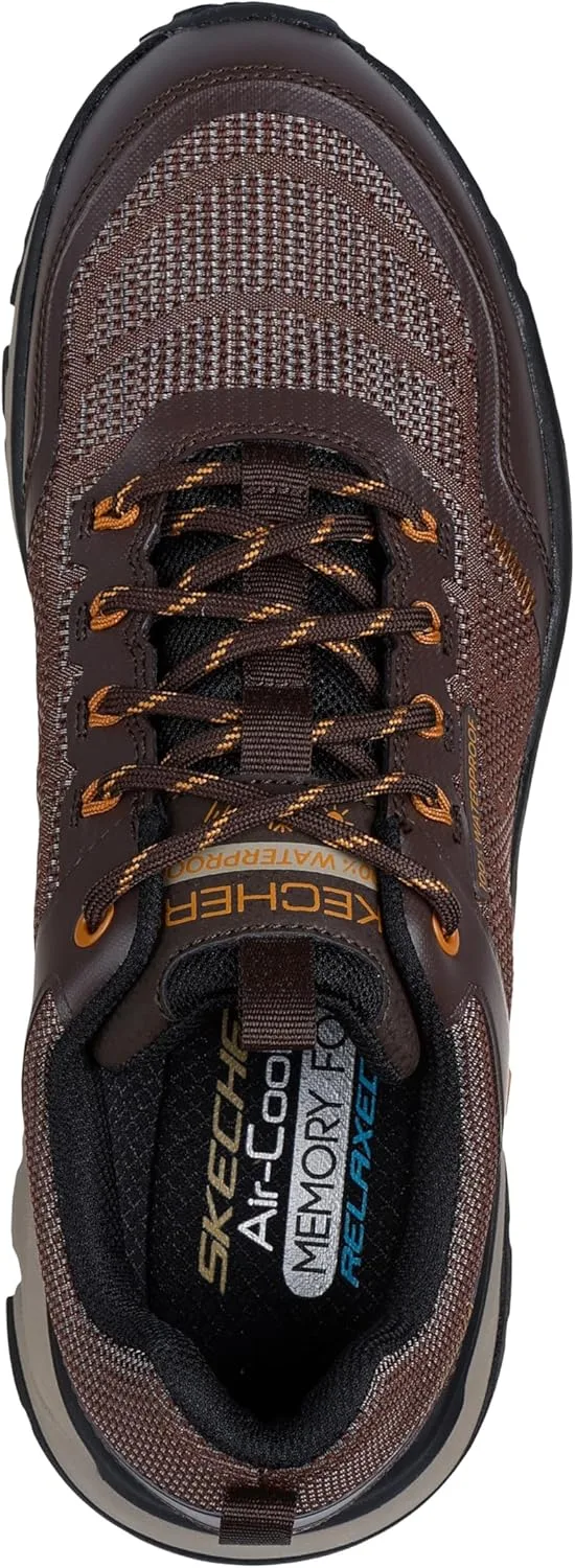 Мужские походные кроссовки Skechers D'lux Journey Defender Stitch, коричневый — фото 3