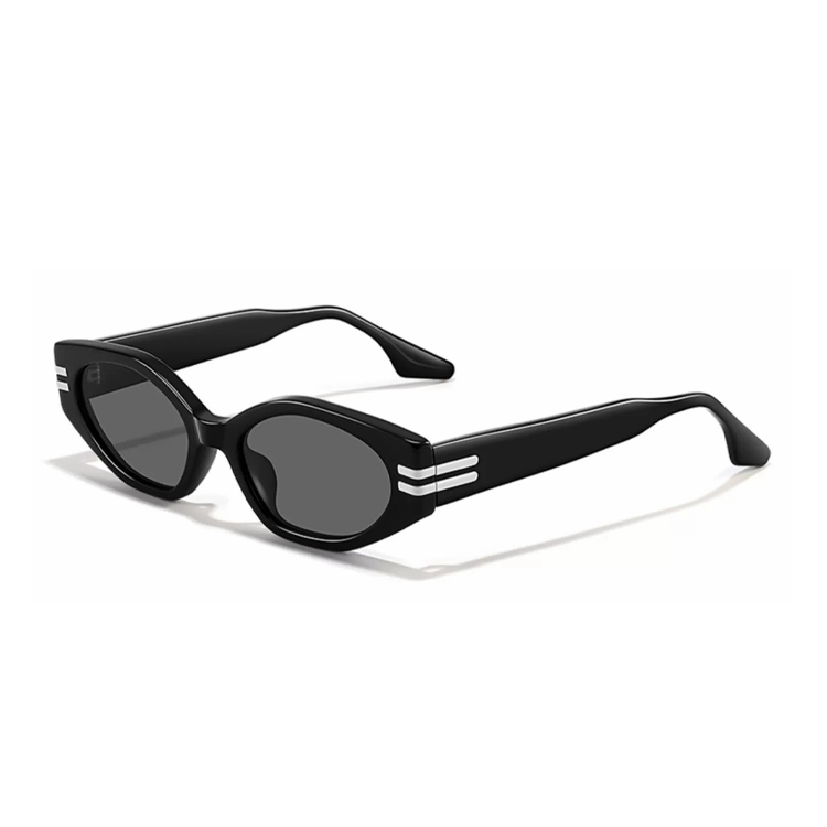

BERTHA Очки TR/Memory Plastic Cat Eye Ink Lenses Unisex Black