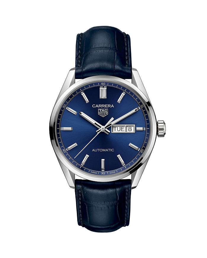 

Часы Carrera, 41 мм TAG Heuer, синий