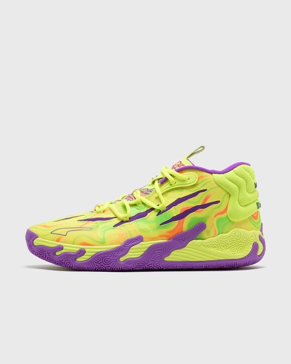 

Кроссовки Puma Mb.03 Spark, цвет safety yellow-purple glimmer