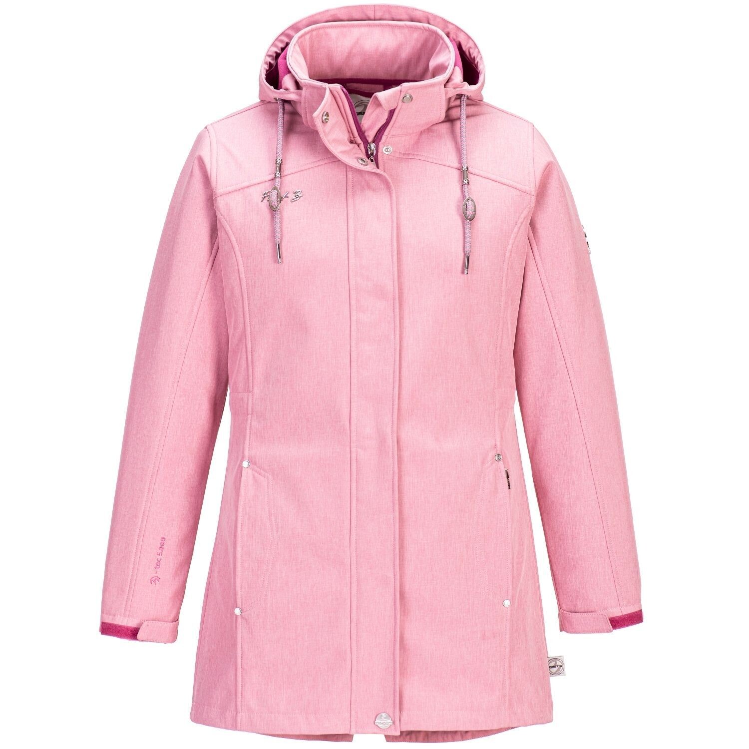 

Куртка софтшелл First B Softshellmantel, цвет rose melange