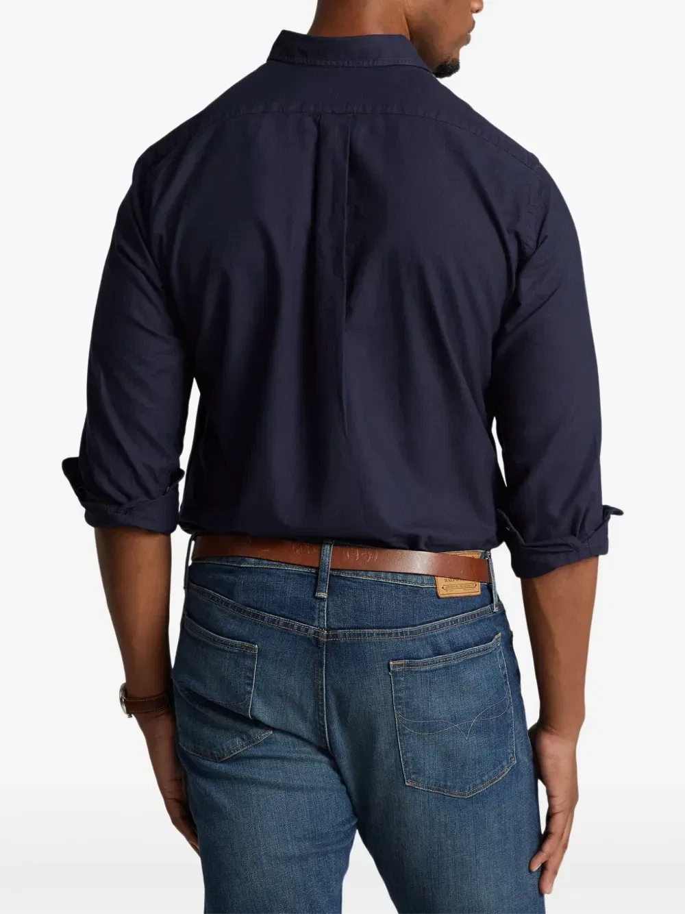 Рубашка оксфорд POLO RALPH LAUREN, синий — фото 4