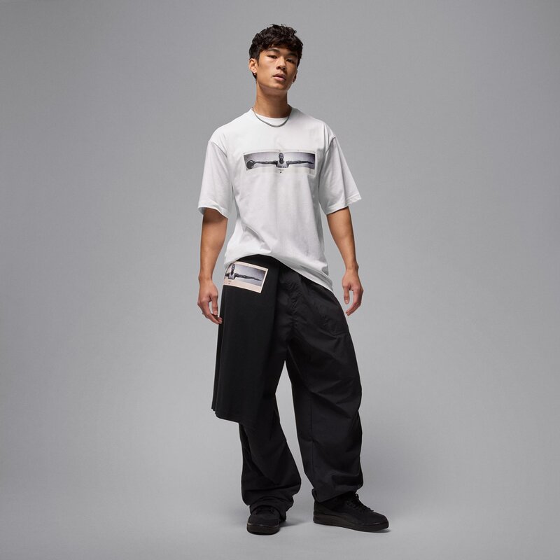 Футболка болельщика MJ NC Wings фото SS Crew Nike, мультиколор — фото 3