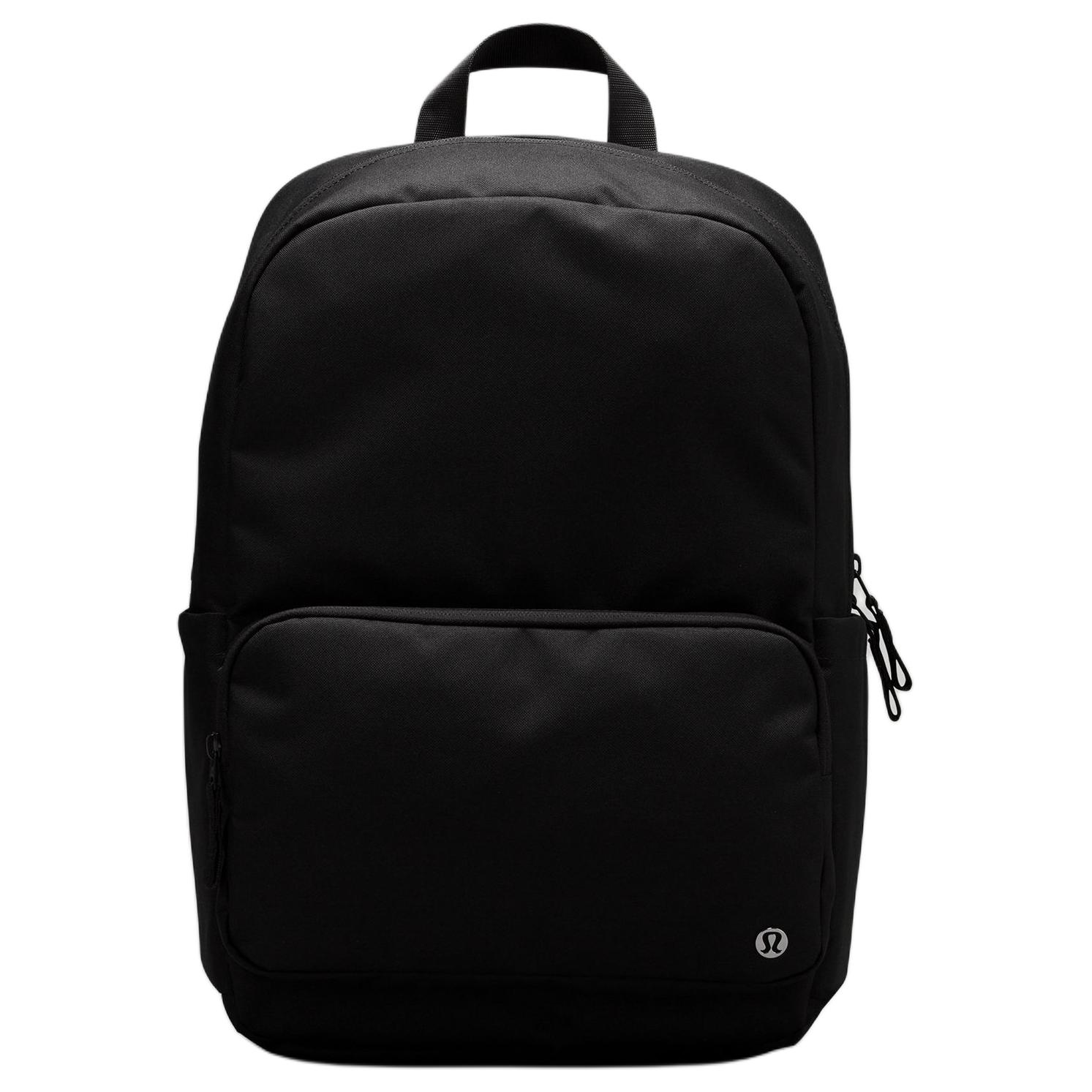 

Lululemon Черный унисекс рюкзак из брезента, Black